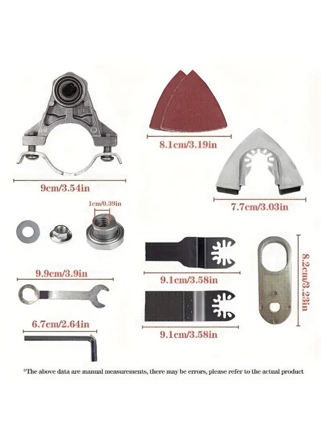 M10 Angle Grinder To Multi Purpose Tool Oscillating Tool Set For DIY And Professional Use - Image 1